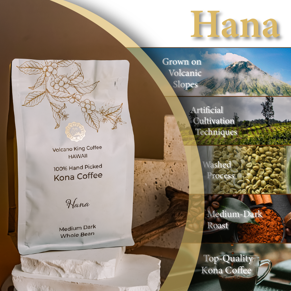Hana - Milk Chocolate Aroma - 100% Kona Coffee ROASTED TO ORDER