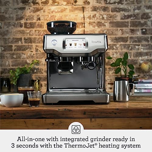 Breville the Barista Touch COFFEE_MAKER, 12.7 x 15.5 x 16 in, Brushed Stainless Steel