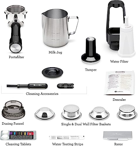 Breville the Barista Touch COFFEE_MAKER, 12.7 x 15.5 x 16 in, Brushed Stainless Steel