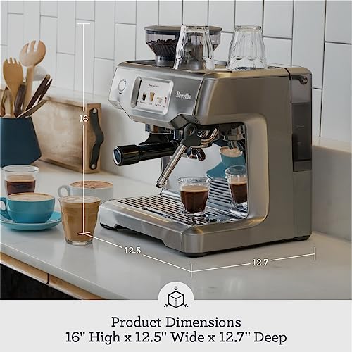 Breville the Barista Touch COFFEE_MAKER, 12.7 x 15.5 x 16 in, Brushed Stainless Steel