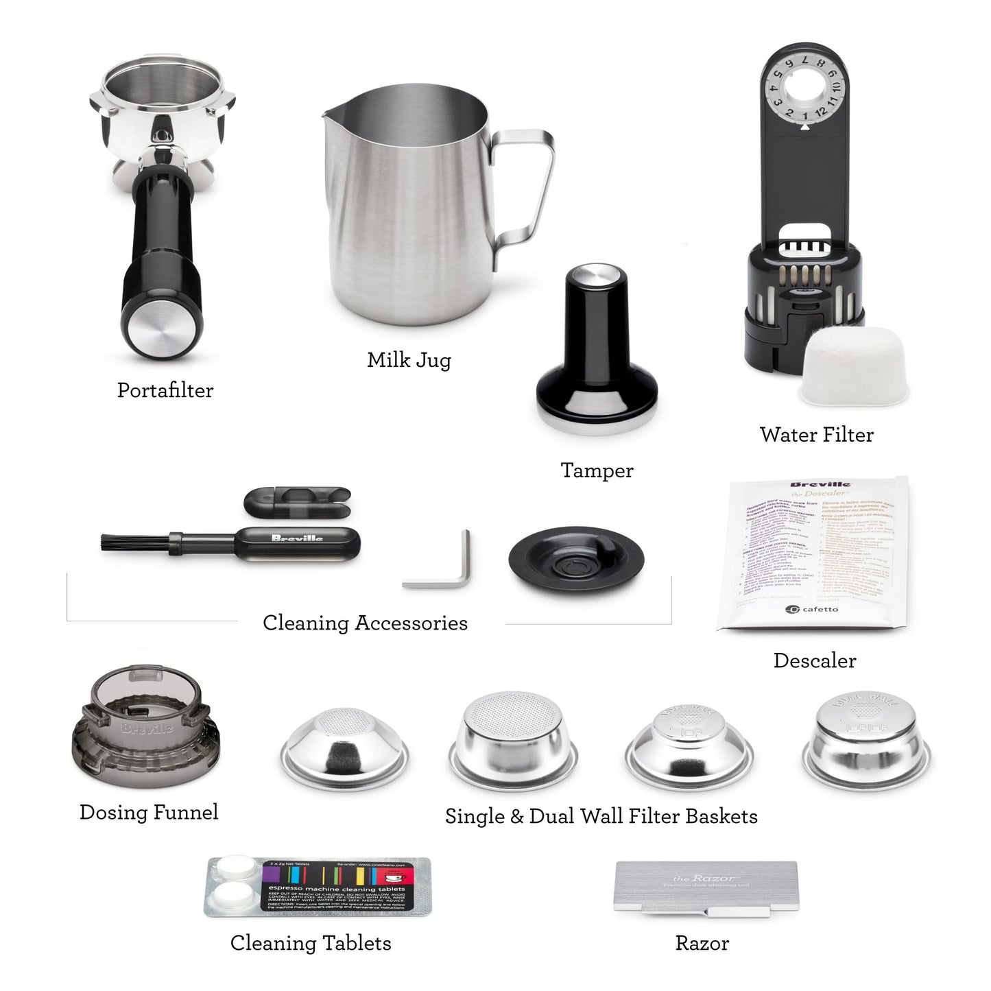 Breville Barista Express Espresso Machine BES870XL, Brushed Stainless Steel (Offered at Amazon)